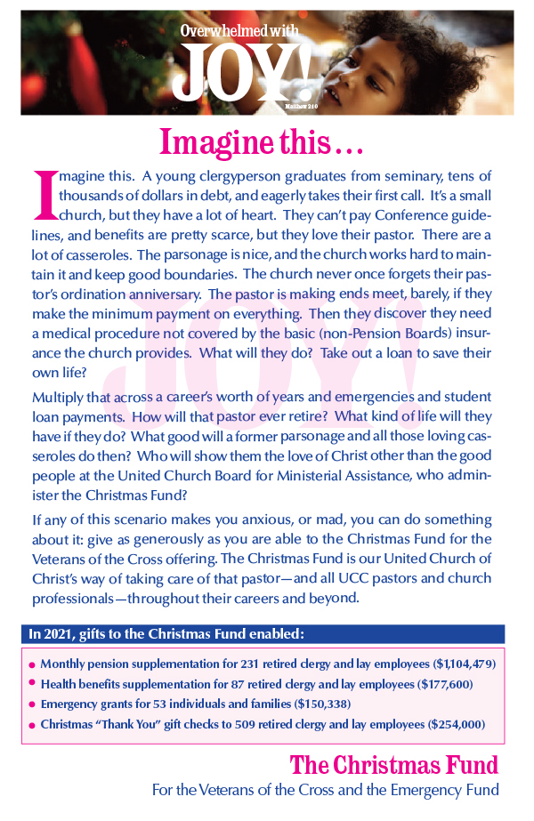 2022 Christmas Fund Bulletin Insert 2